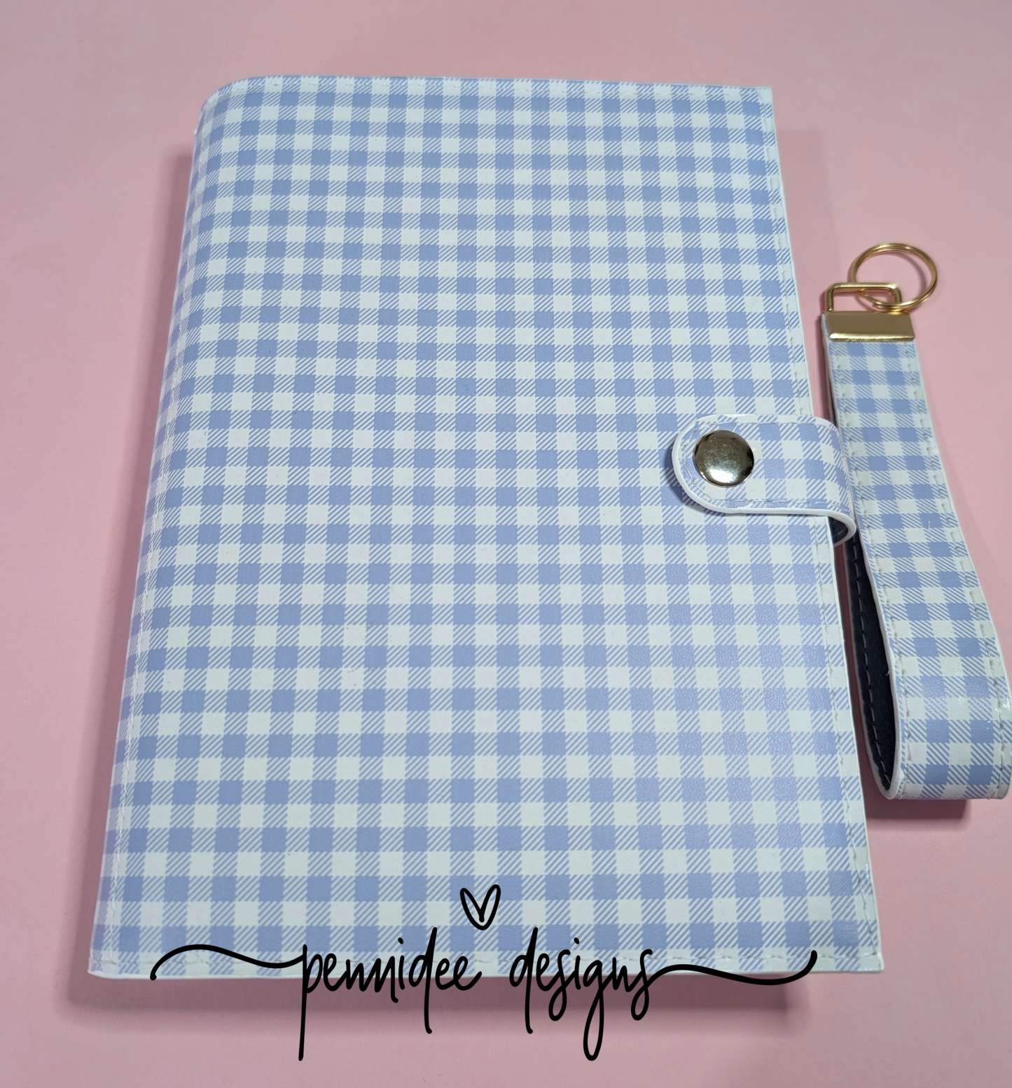 Gingham Check A5 Notebook & Planner Folders - Build Your Own - Ready To Ship