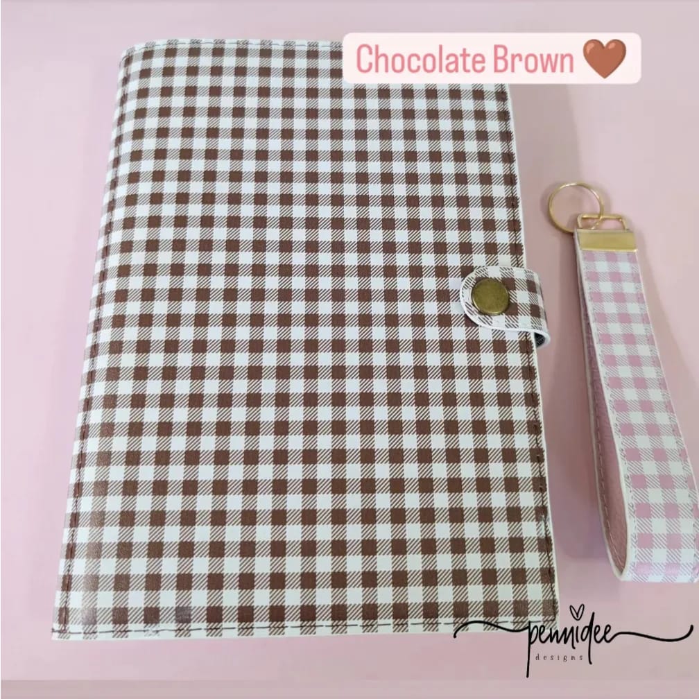Gingham Check A5 Notebook & Planner Folders - Build Your Own - Ready To Ship