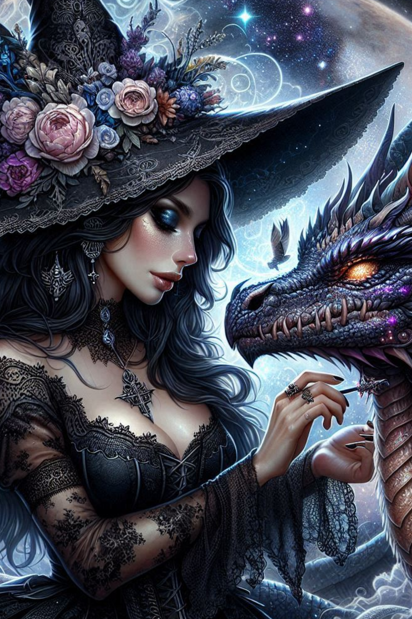 Notebook A5 - Witch & Her Dragon