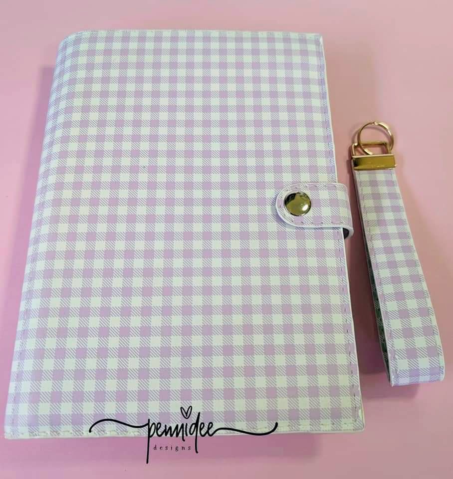 Gingham Check A5 Notebook & Planner Folders - Build Your Own - Ready To Ship