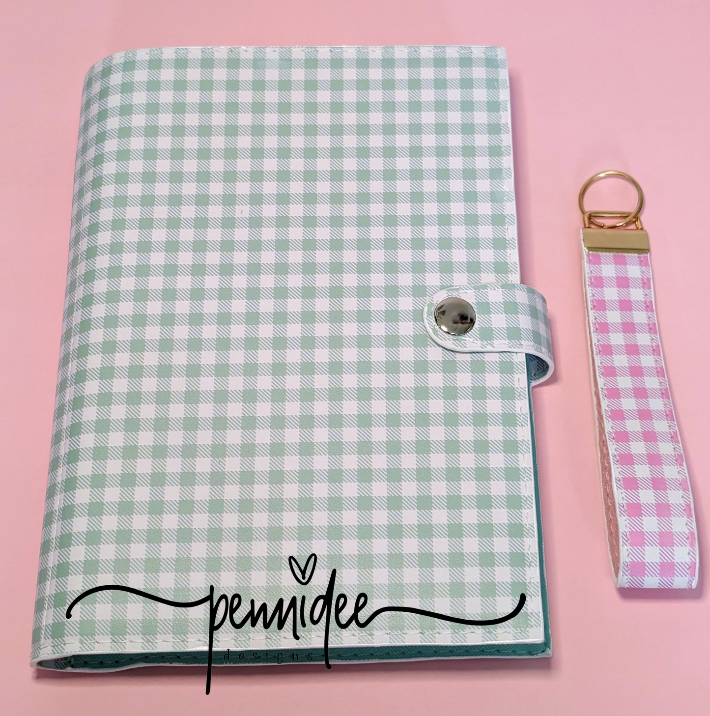 Gingham Check A5 Notebook & Planner Folders - Build Your Own - Ready To Ship