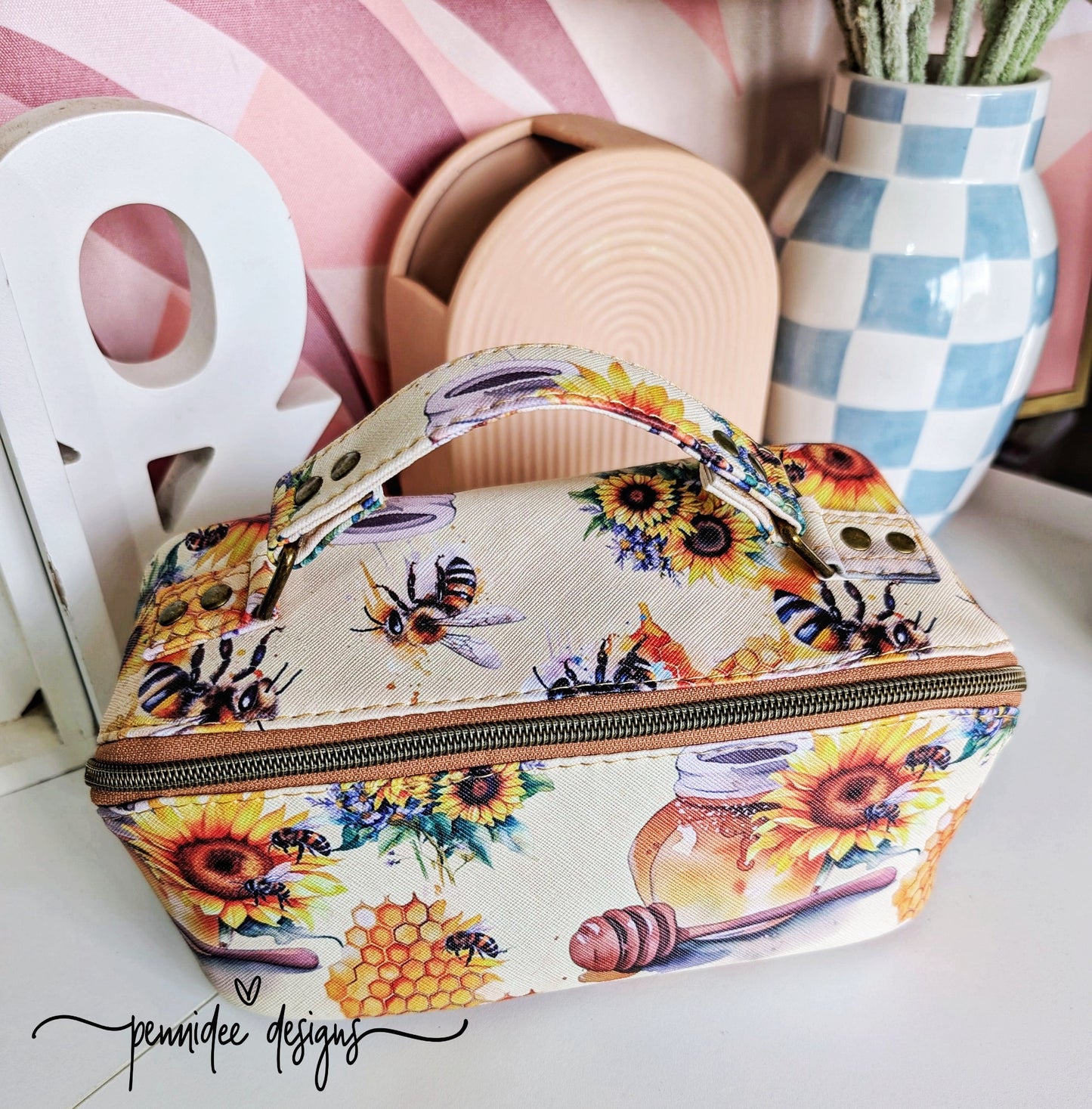 Calliope Toiletry Bag - Bees & Honey