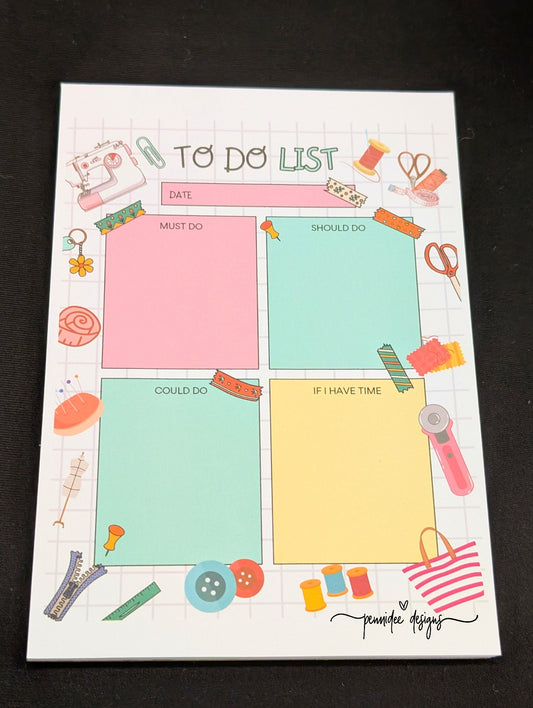 Sewer's To Do List