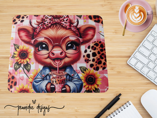 Highland Cow Mouse Pad