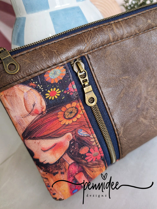 Zelda Clutch - Flowers & The Moon