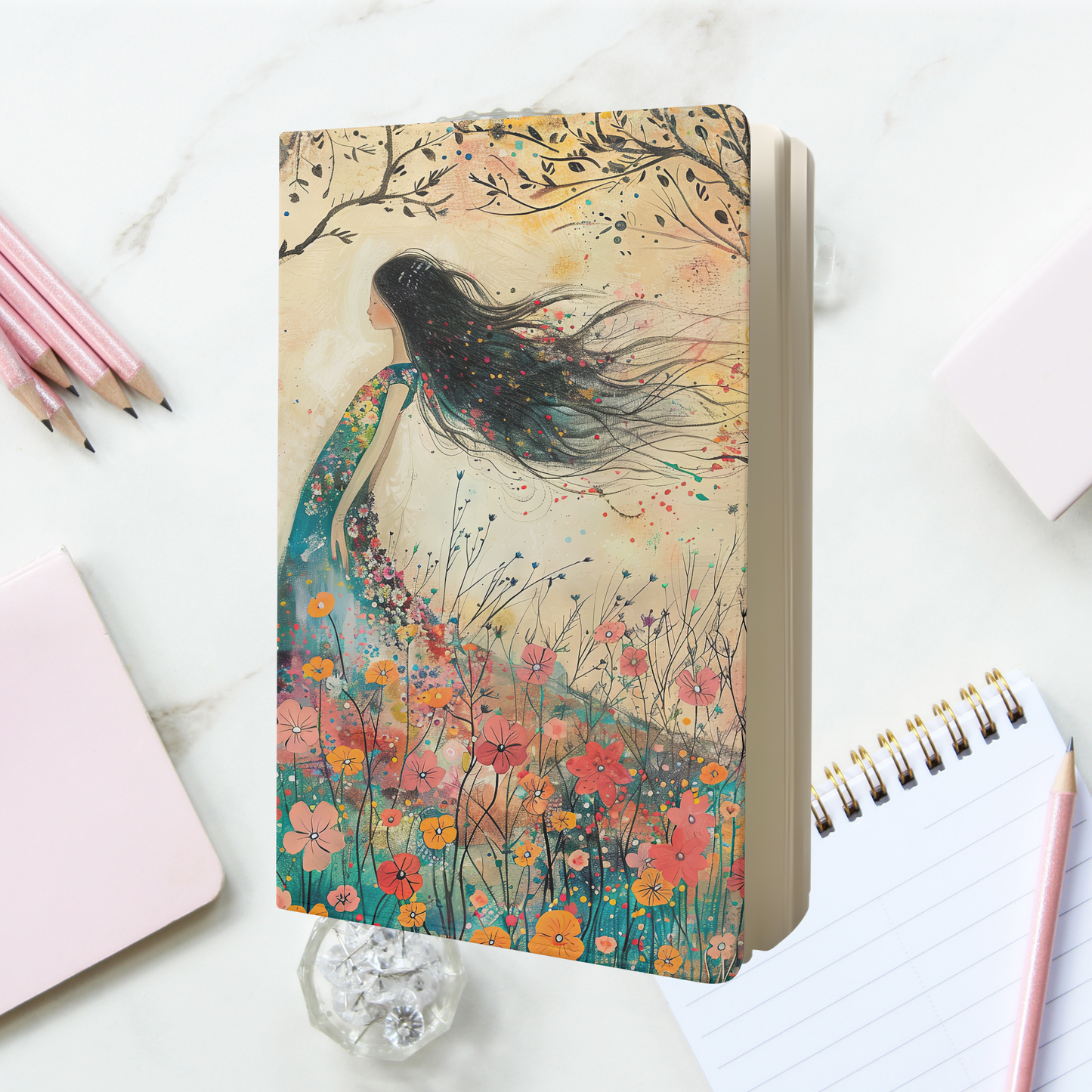 Notebook A5 - Whimsical Girl #6