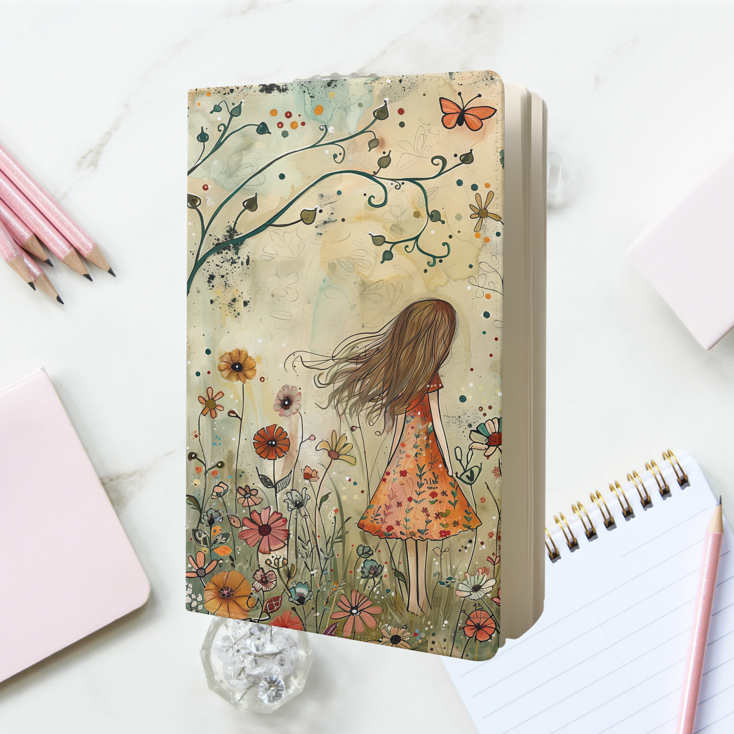 Notebook A5 - Whimsical Girl #7