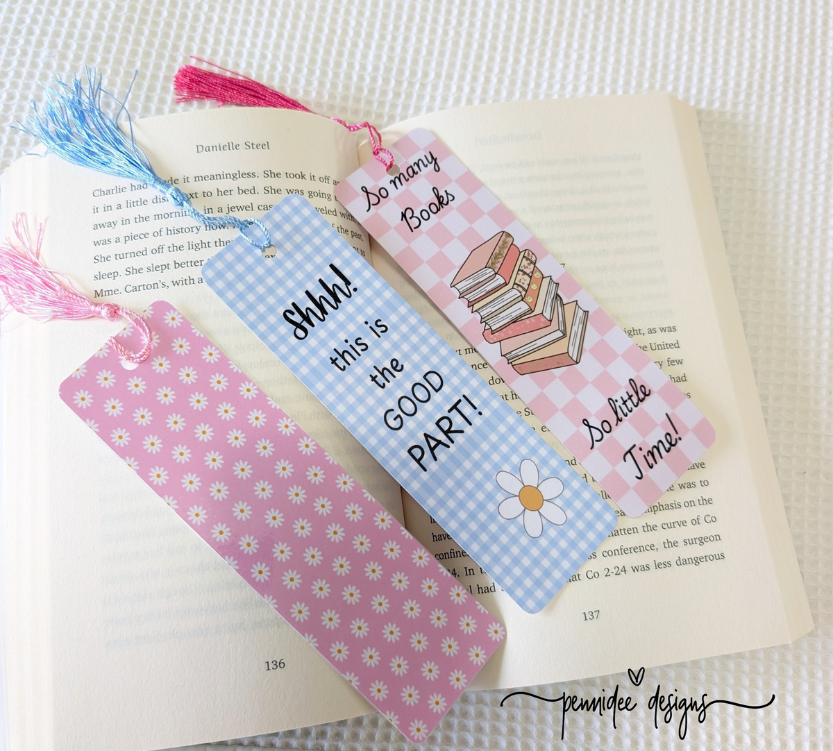 Read Bookmark Design Bookmarks Various Designs – Pennidee Designs