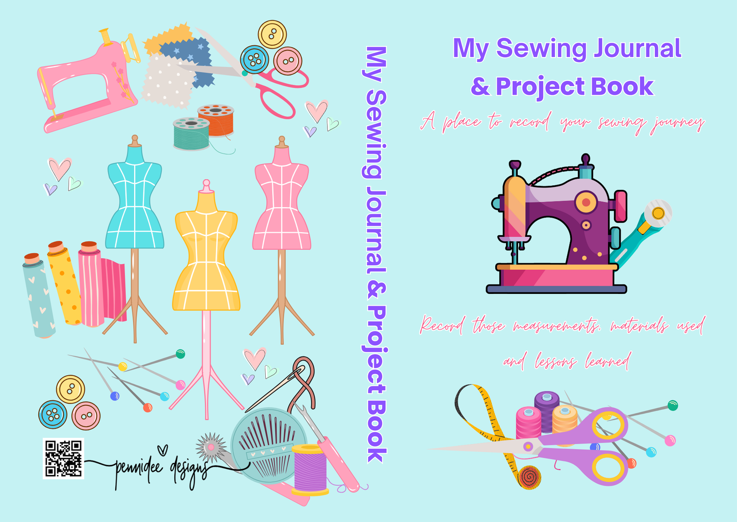 Notebook A5 - My Sewing Journal